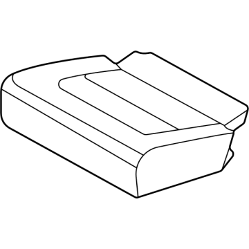 Ford M2DZ-7863804-BE Cover Assembly - Rear Seat Cushion