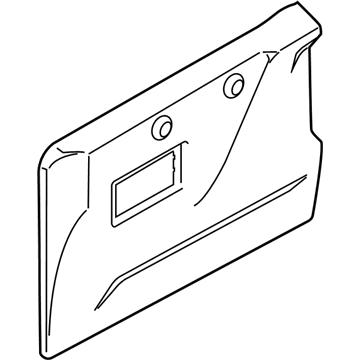 Ford EK4Z-6127411-BC Panel - Door Trim - Upper