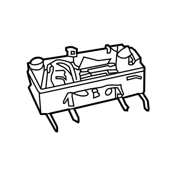 Ford HE5Z-78115A00-C Compartment Assembly - Rear Stowage
