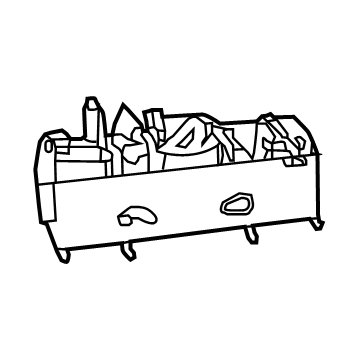 Ford HE5Z-78115A00-A Compartment Assembly - Rear Stowage