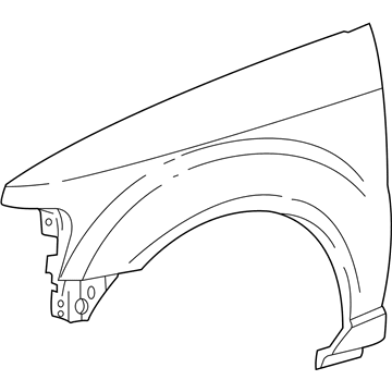 Ford 1L5Z-16005-AA Fender Assembly - Front