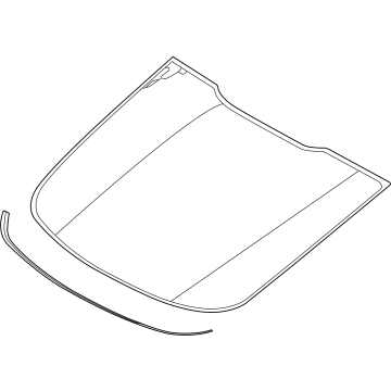 Ford PR3Z-6342006-A Glass - Back Window