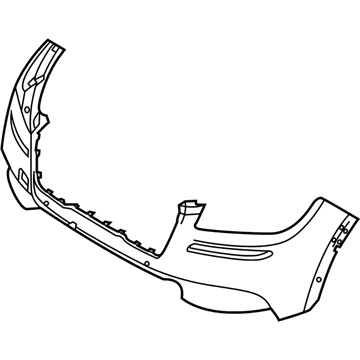 Lincoln Corsair Bumper Cover - LJ7Z-17D957-CAPTM