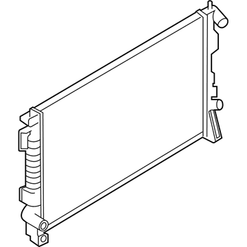Lincoln DG1Z-8005-F Radiator Assembly