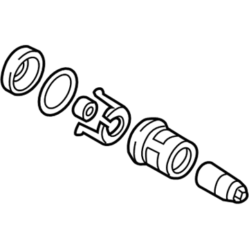 Ford Ignition Lock Assembly - 9T1Z-11582-A