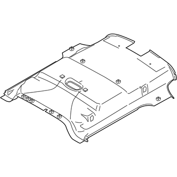 Ford KT1Z-1751942-AF Panel Assembly - Roof Trim - Rear
