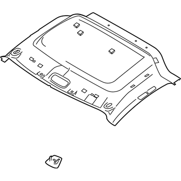 Ford DT1Z-6151916-ZD Panel Assembly - Roof Trim - Side Front