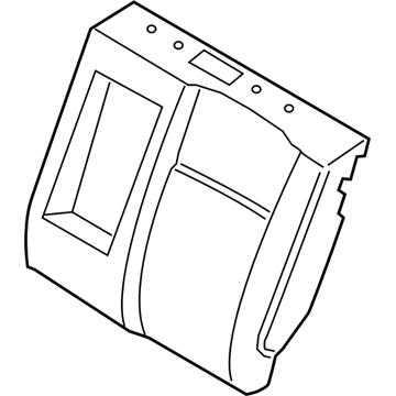 Ford GN1Z-5866601-CA Cover Assembly - Rear Seat Back