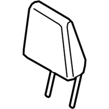 Ford HN1Z-78611A08-AC Headrest - Cover And Pad