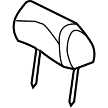 Ford AE5Z-54611A08-BD Head Rest Assembly