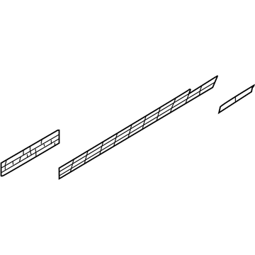 AR3Z-6320000-AG Ford Stripe Kit, White, Passenger Side Illustration 1 of 1