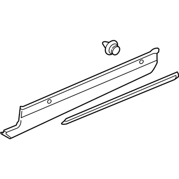 Lincoln MKX Door Moldings - FA1Z-5825556-CA