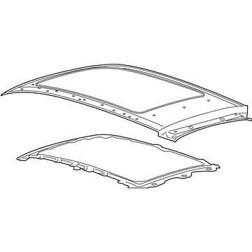 Lincoln FA1Z-5850202-A Panel Assembly - Roof