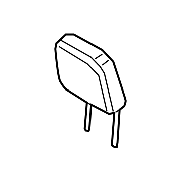Ford LB5Z-78611A08-CD Headrest - Cover And Pad