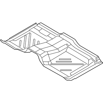 Ford BL1Z-7811135-A Pan Assembly - Floor