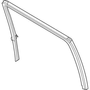 Ford FL3Z-1625766-G Run Assembly - Glass