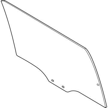 Ford PL3Z-1625712-B Glass - Rear Door