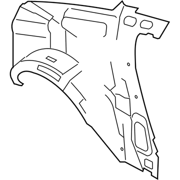 Ford AR3Z-6327790-A Panel - Body Side Rear - Inner