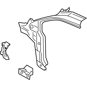 Ford KT1Z-6102505-G Pillar - Front Body