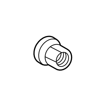 Ford F2UZ-1012-B Nut - Hex. - Self - Locking