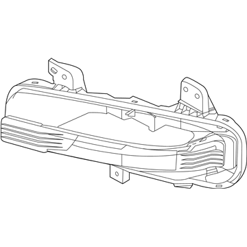 Ford LB5Z-15200-E Lamp Assembly - Fog - Front