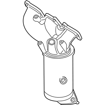 Lincoln BG1Z-5G232-C Exhaust Manifold And Catalyst