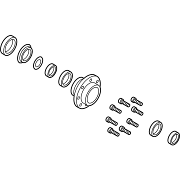 Ford HC3Z-1109-F Hub Assembly - Wheel