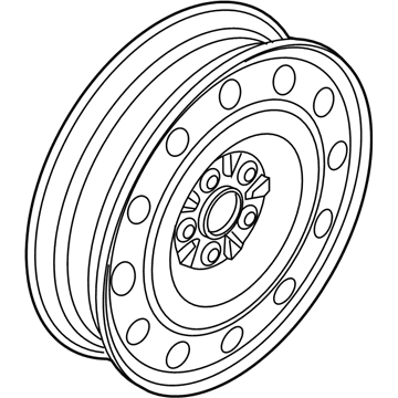 Lincoln DE9Z-1015-A Wheel Assembly