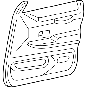 Ford YW7Z-5423942-CAA Panel Assembly - Door Trim