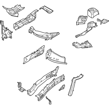 Lincoln PZ1Z-16054-G Apron/Rail Assembly