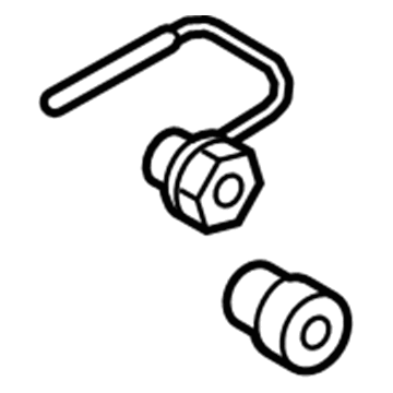 Mercury 1L8Z-1A043-AA Nut - Wheel