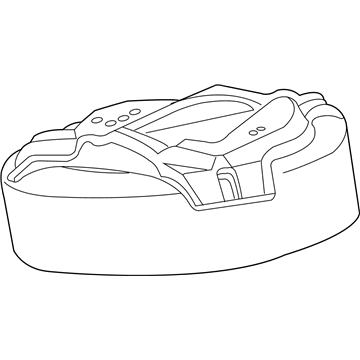 Ford 8L2Z-1A433-A Spare Carrier 8L2Z-1A433-A Ford Spare Carrier Illustration 1 of 1