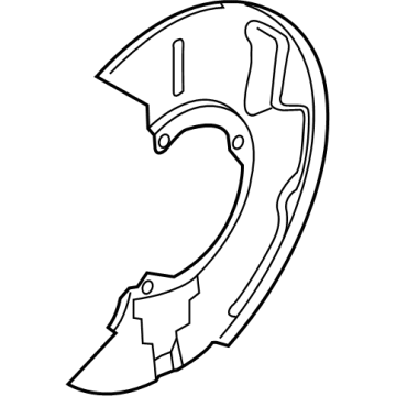 Ford KK3Z-2K004-C Splash Shield