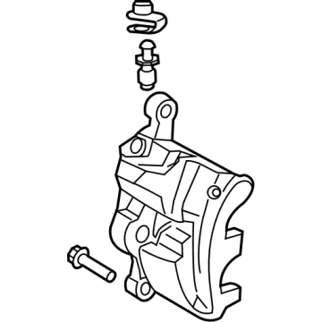 Ford CK4Z-2B121-B Caliper Assembly - Brake - Less Pad