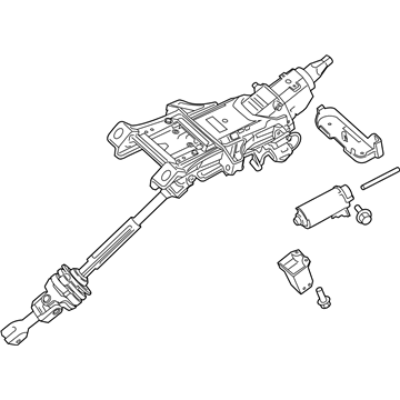 Ford H2GZ-3C529-B Column Assembly - Steering