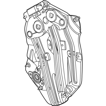 Ford FR3Z-7627008-D Regulator - Window - Less Motor