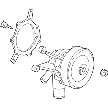 Ford XS2Z-8501-EA Pump Assembly - Water