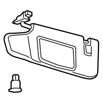 Ford KR3Z-6304104-AA Visor Assembly - Sun