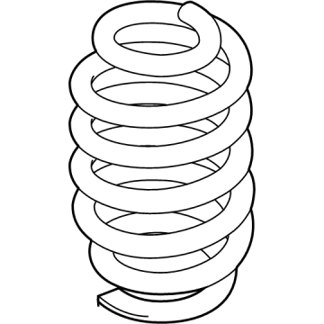 Ford LB5Z-5560-A Spring - Rear