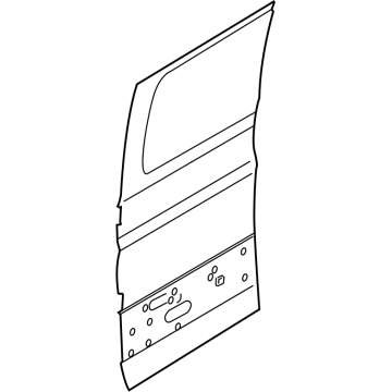Ford EK4Z-6124700-B Panel Assembly - Door - Outer