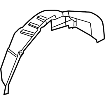 Ford BB5Z-7827887-B Panel And Wheelhouse - Quarter Inner