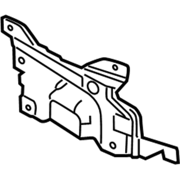 Ford 9L3Z-17B985-A Plate - Bumper Mounting