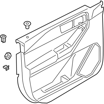 Ford LB5Z-7823942-AB Panel - Door Trim Lower