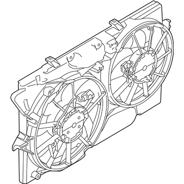 Ford BA5Z-8C607-E Motor And Fan Assembly - Engine Cooling