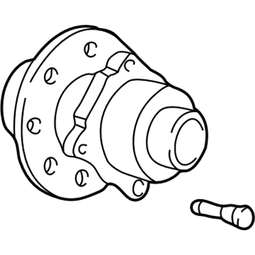 Ford F81Z-1104-BH Hub Assembly - Wheel