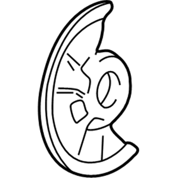 Ford F81Z-1214-AA Shield - Splash