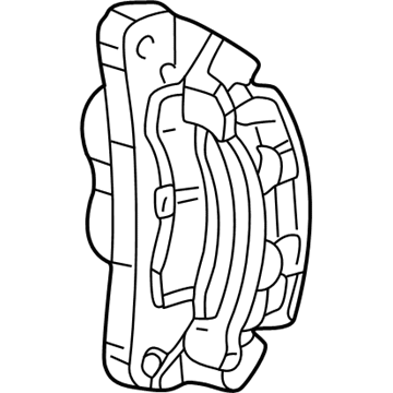 Ford 3C3Z-2B121-AA Caliper Assembly - Brake - Less Pad