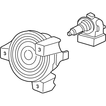 Ford XL2Z-15200-AA Lamp Assembly - Fog Front