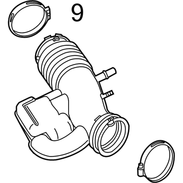 Ford Air Intake Hose - BR3Z-9B659-C