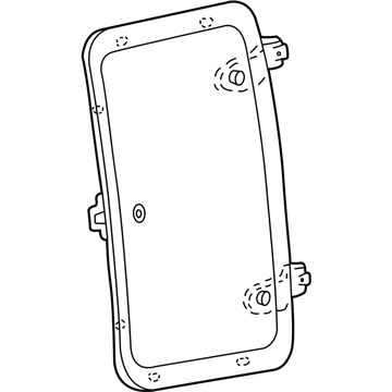 Ford F65Z1829701AF Glass - Quarter Window